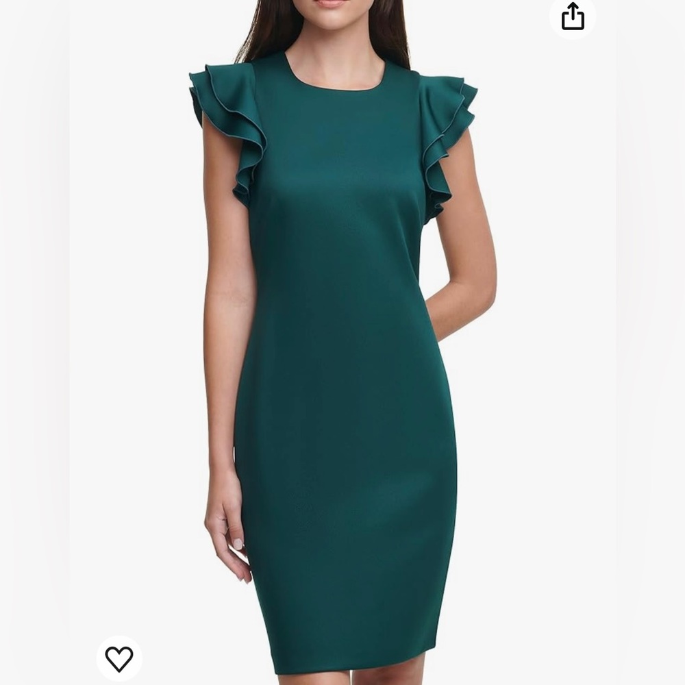 Tommy Hilfiger Flutter Sleeve Dress